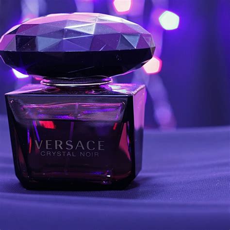 Versace perfume dark purple bottle